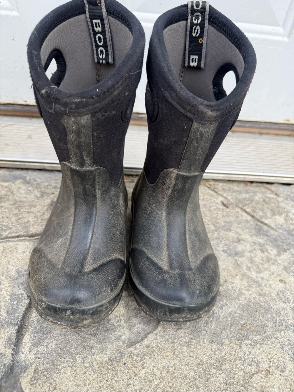 Bogs Kids Waterproof Black winter/Rain muck Boots